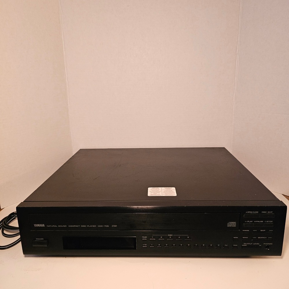 Yamaha CDC-705 Natural Sound 5-Disc CD Changer Player Vintage Tested No Remote